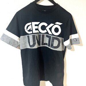 ECKO UNLIMITED Big Graphic Black and Gray Men's T Shirt Size Small